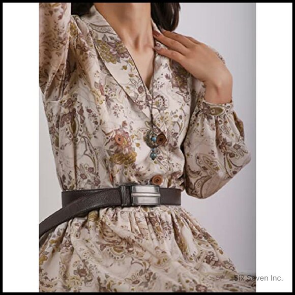 Vintage Bohemian Crescent Moon Lariat Necklace Adjustable Statement Jewelry - Picture 8 of 8